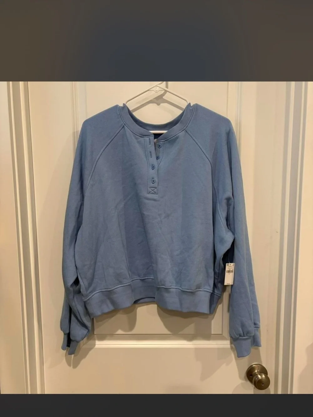 Old Navy So Comfy Blue Pullover Sweatshirt